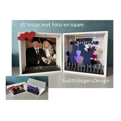 Boerenbruiloft 3D kistje