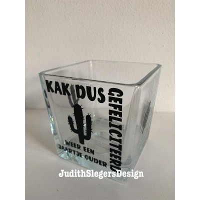 glasblok kak dus  10 x 10 cm