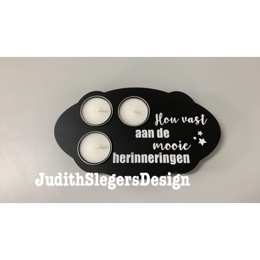 herinnering kaarsjes wolk