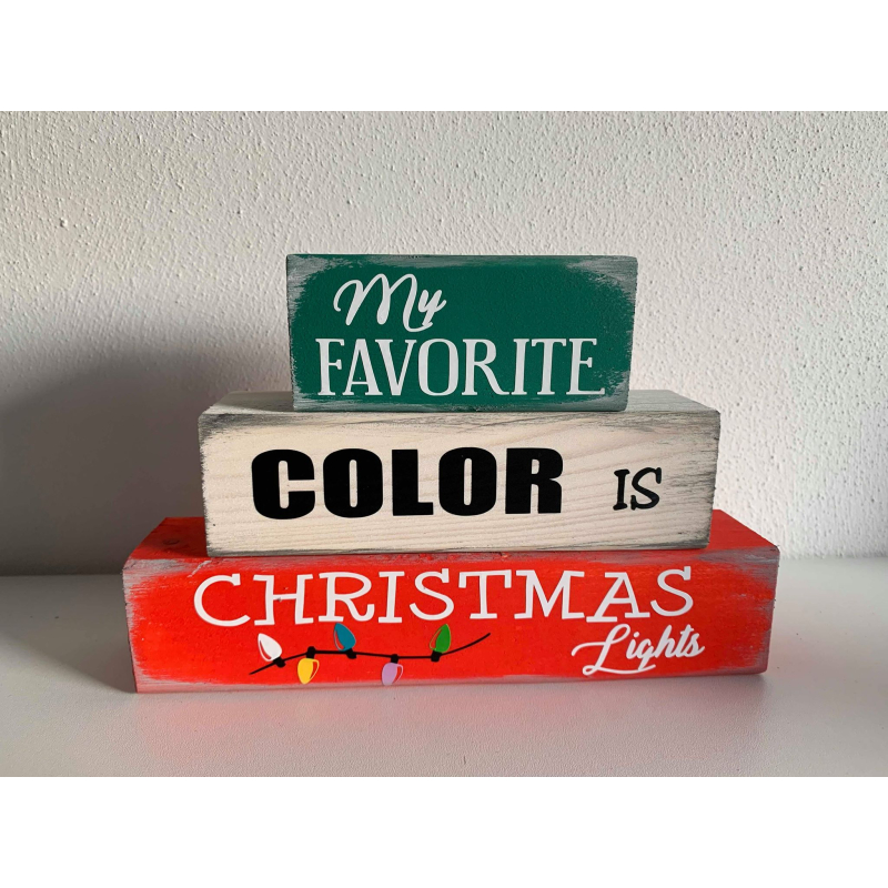 Blokken kerst COLOR