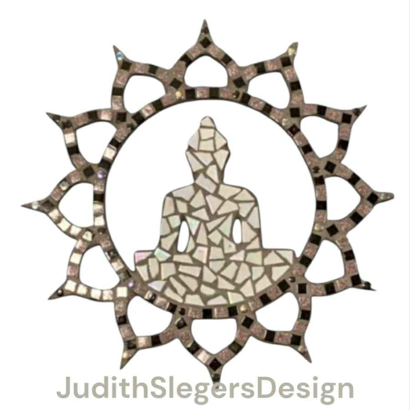 Mozaïek ronde boedha