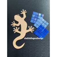salamander blauw