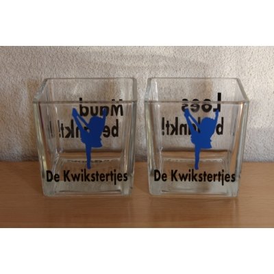 carnaval glasblokken 10x10 cm