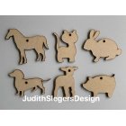 mdf mobiel set dieren
