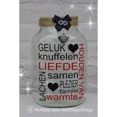 Glaspot Luxe Geluk Glaspot Luxe Geluk